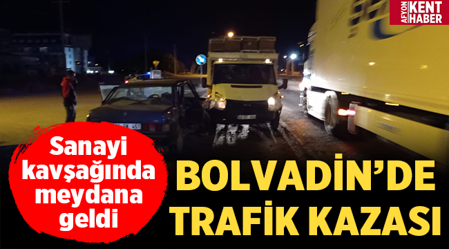 bolvadin sanayi kavsaginda trafik kazasi asayis afyon haber