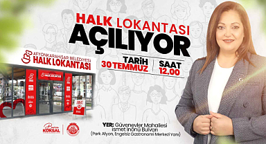 Afyonkarahisar'da Halk Lokantası Açılıyor: 4 Çeşit Yemek Sadece 75 TL!